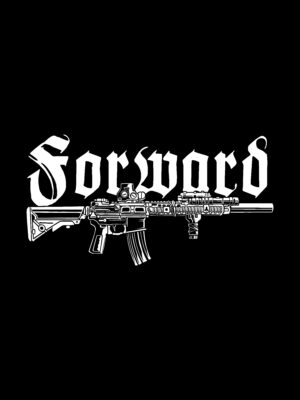 Tactical Forward Poster – Schwarzes Military Design 60x80 cm Minimalistisches Gewehr-Motiv mit Schriftzug „Forward“ Modernes Wandbild für Männerzimmer, Fitnessraum oder Garage Militär Kunstposter im taktischen Stil – Weiß auf Schwarz Gothic Schrift mit Sturmgewehr – Bold Tactical Artwork Perfektes Geschenk für Soldaten, Veteranen und Airsoft-Fans Hochwertiger Kunstdruck – Tactical Motivation & Strength Theme Taktische Deko für Man Cave, Gym, Shooting Range oder Büro Symbol für Mut, Entschlossenheit und Vorwärtsdenken – „Forward“ Design Premium Poster 60x80 cm – Made for Tactical Minds & Warriors