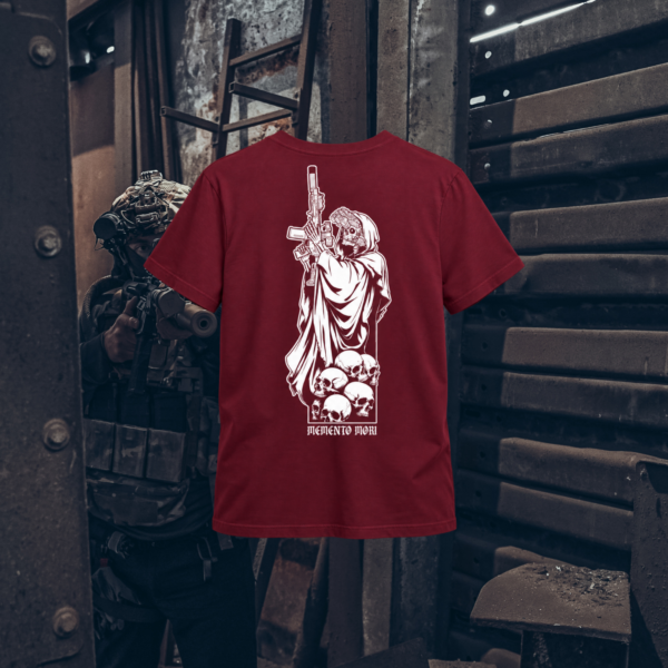 Shirt burgundy Memento Mori 27 Memento Mori Shirt Part 3 Rot