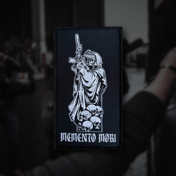 Memento Mori Patch von Tactical Forward – Military Lifestyle Patch mit Reaper-Motiv